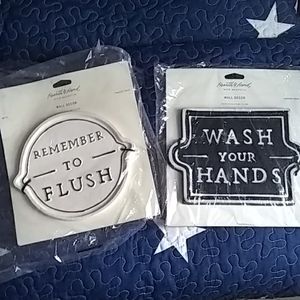 Hearth & Hand Wash Your Hands & Remember to Flush